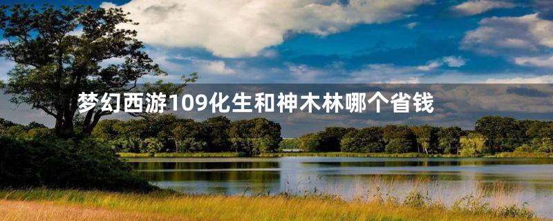 梦幻西游109化生和神木林哪个省钱