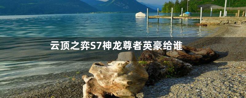 云顶之弈S7神龙尊者英豪给谁