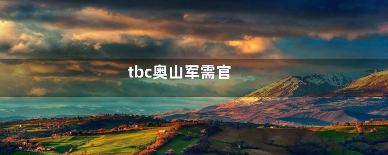 tbc奥山军需官