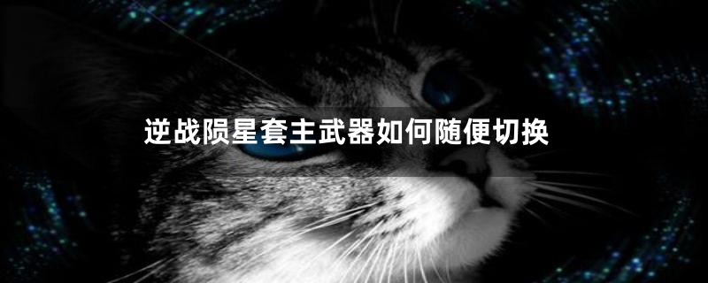 逆战陨星套主武器如何随便切换