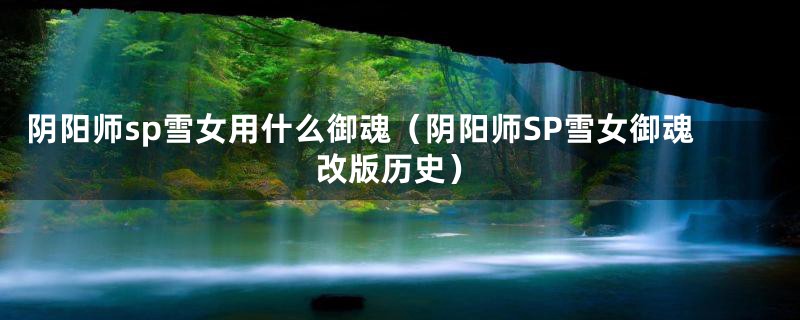 阴阳师sp雪女用什么御魂（阴阳师SP雪女御魂改版历史）