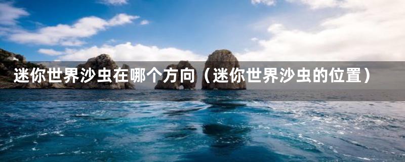迷你世界沙虫在哪个方向(迷你世界沙虫的位置)