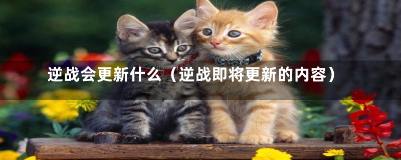 逆战会更新什么(逆战即将更新的内容)