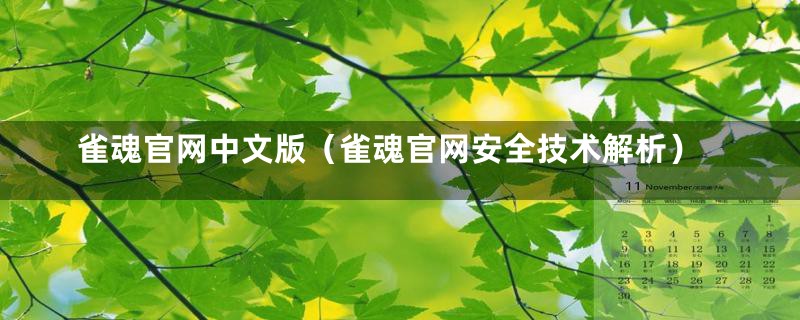 雀魂官网中文版(雀魂官网安全技术解析)