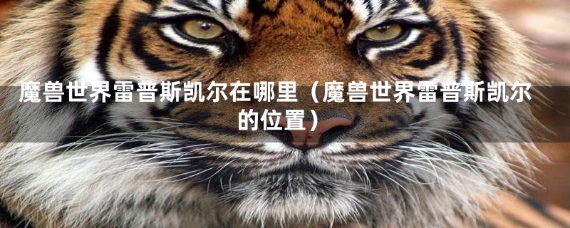 魔兽世界雷普斯凯尔在哪里（魔兽世界雷普斯凯尔的位置）