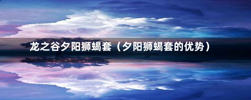 龙之谷夕阳狮蝎套(夕阳狮蝎套的优势)