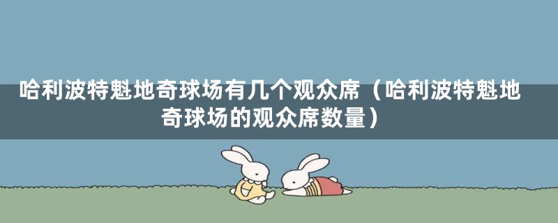 哈利波特魁地奇球场有几个观众席（哈利波特魁地奇球场的观众席数量）