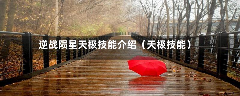 逆战陨星天极技能介绍(天极技能)