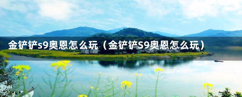金铲铲s9奥恩怎么玩(金铲铲S9奥恩怎么玩)
