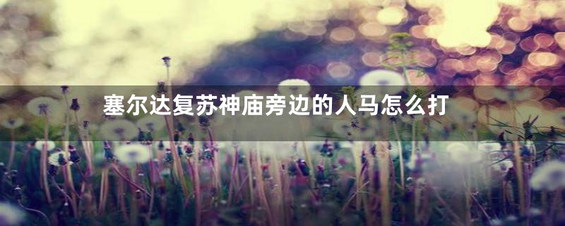 塞尔达复苏神庙旁边的人马怎么打