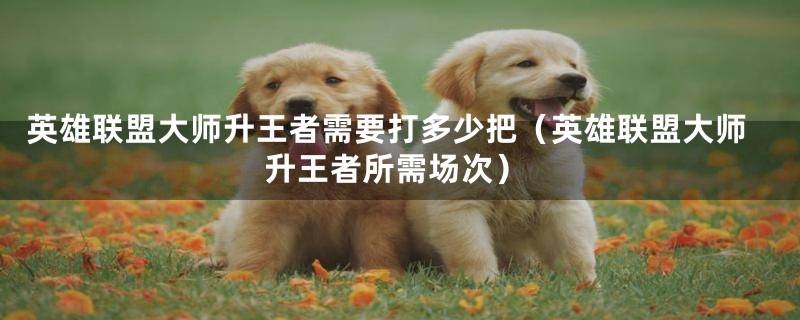 英雄联盟大师升王者需要打多少把(英雄联盟大师升王者所需场次)