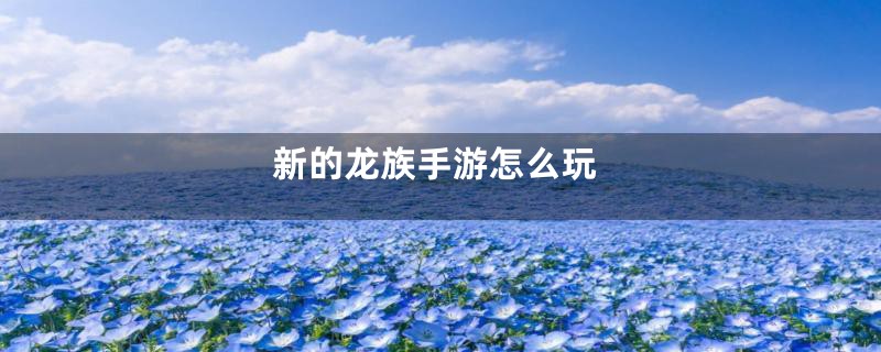 新的龙族手游怎么玩