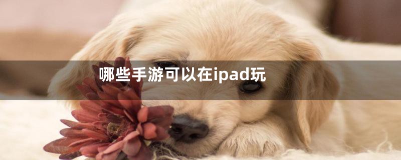 哪些手游可以在ipad玩