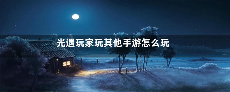 光遇玩家玩其他手游怎么玩