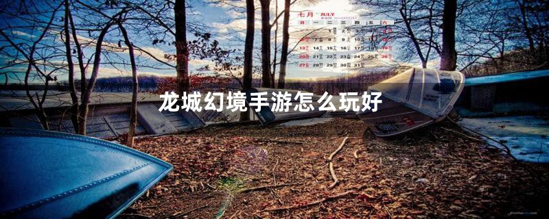 龙城幻境手游怎么玩好