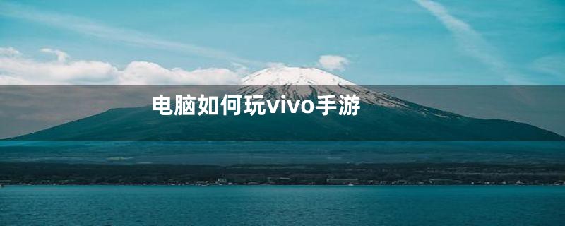 电脑如何玩vivo手游