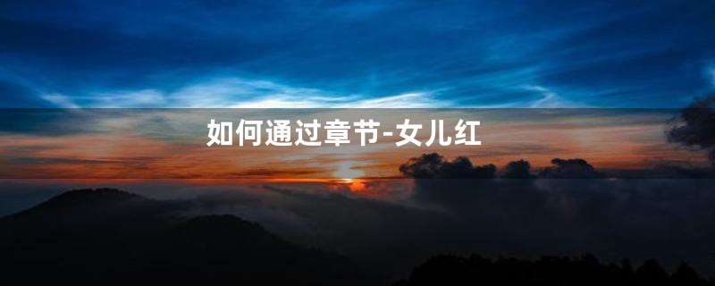 如何通过章节-女儿红