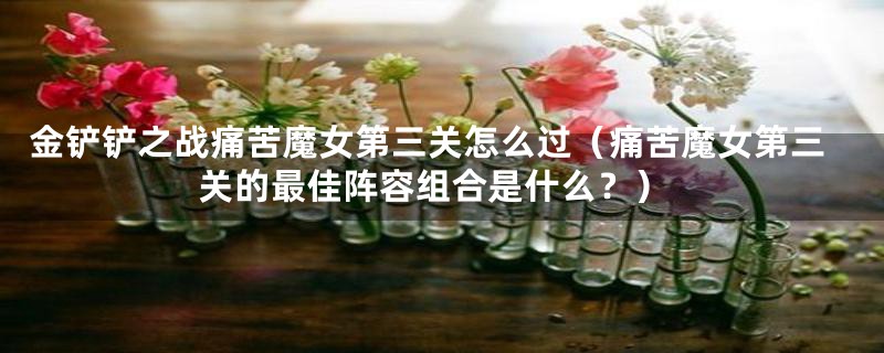 金铲铲之战痛苦魔女第三关怎么过(痛苦魔女第三关的最佳阵容组合是什么?)