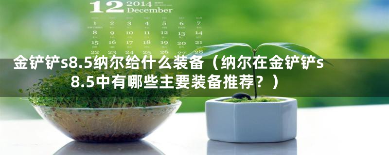金铲铲s8.5纳尔给什么装备(纳尔在金铲铲s8.5中有哪些主要装备推荐?)