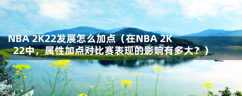 NBA 2K22发展怎么加点(在NBA 2K22中,属性加点对比赛表现的影响有多大?)