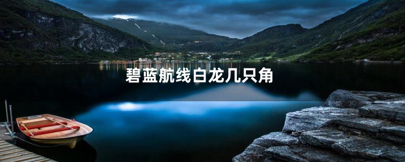 碧蓝航线白龙几只角