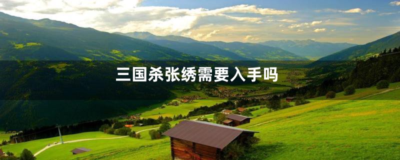 三国杀张绣需要入手吗