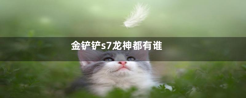 金铲铲s7龙神都有谁