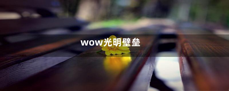 wow光明壁垒