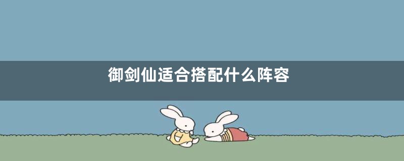 御剑仙适合搭配什么阵容
