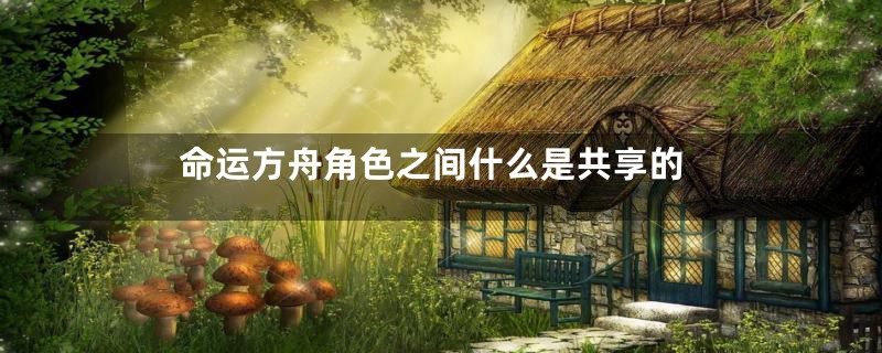 命运方舟角色之间什么是共享的