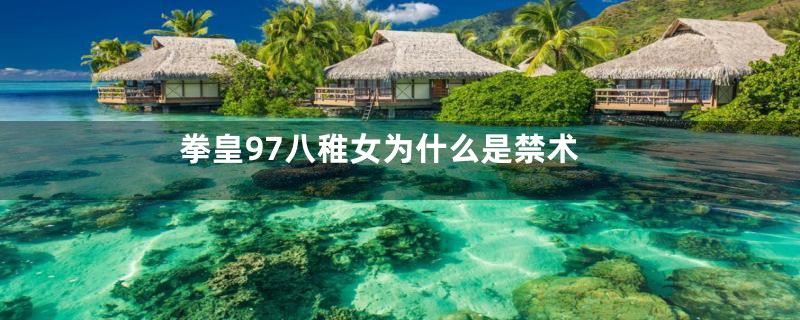 拳皇97八稚女为什么是禁术