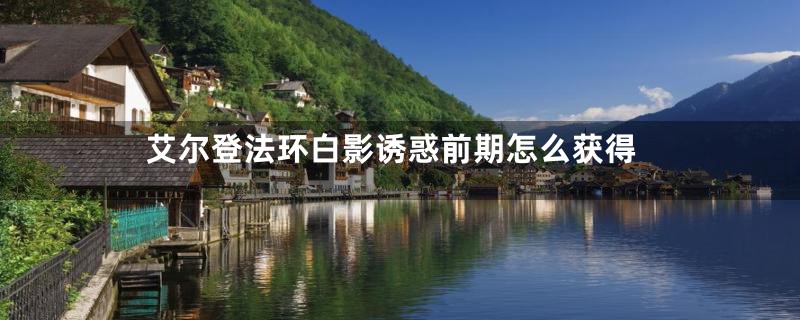 艾尔登法环白影诱惑前期怎么获得