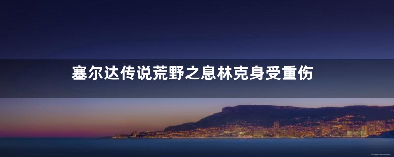 塞尔达传说荒野之息林克身受重伤