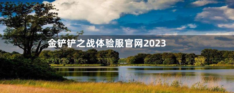 金铲铲之战体验服官网2023