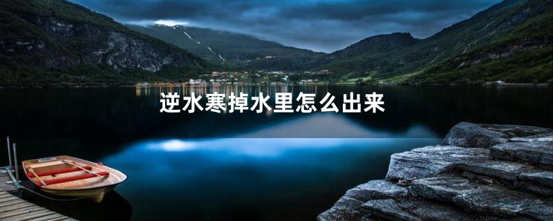 逆水寒掉水里怎么出来