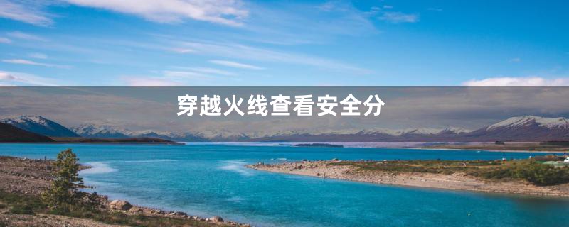 穿越火线查看安全分