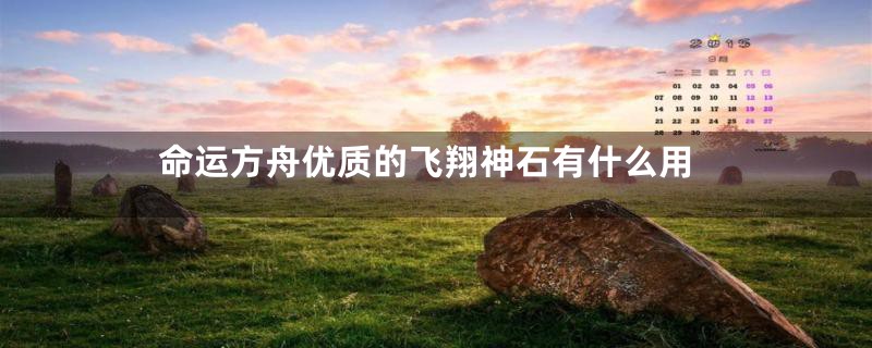 命运方舟优质的飞翔神石有什么用