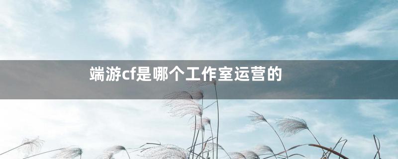 端游cf是哪个工作室运营的