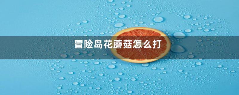 冒险岛花蘑菇怎么打