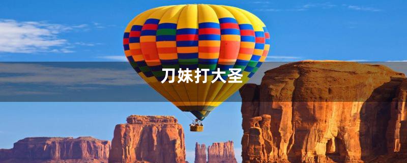 刀妹打大圣