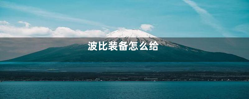 波比装备怎么给