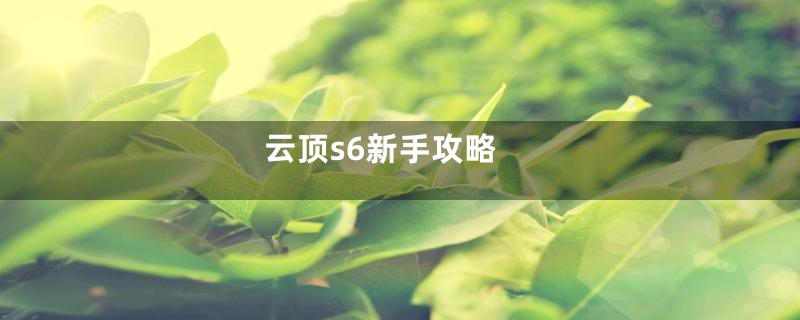 云顶s6新手攻略