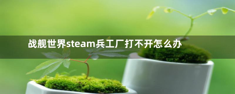 战舰世界steam兵工厂打不开怎么办