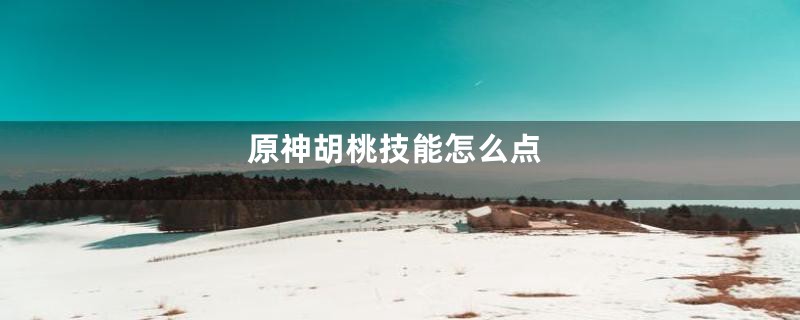 原神胡桃技能怎么点