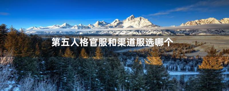 第五人格官服和渠道服选哪个
