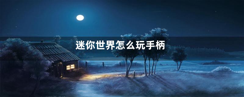 迷你世界怎么玩手柄