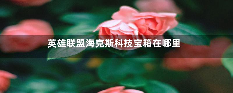 英雄联盟海克斯科技宝箱在哪里