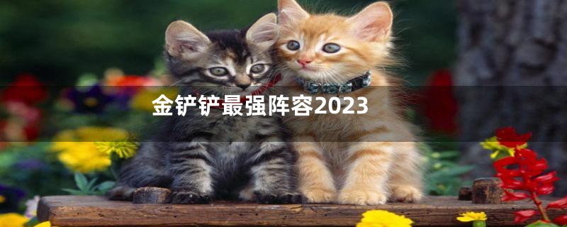 金铲铲最强阵容2023