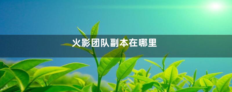 火影团队副本在哪里