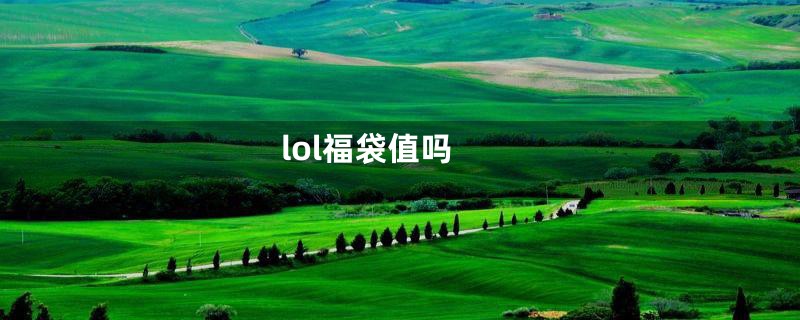 lol福袋值吗